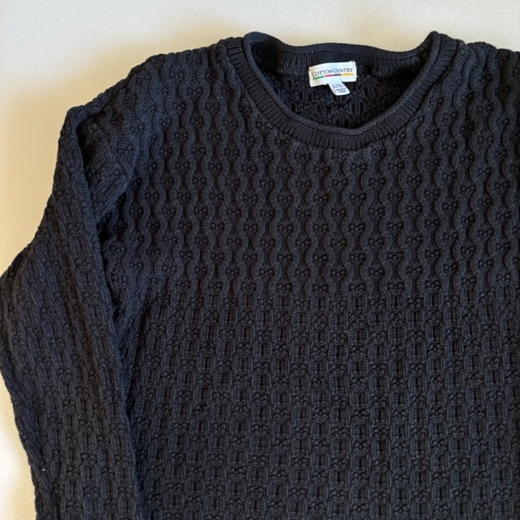 Cotton Country Textured Chunky Knit Pullover Sweater Size - Picture 4 of 13